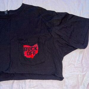 BUCK OFF Ohio State Super Crop Top